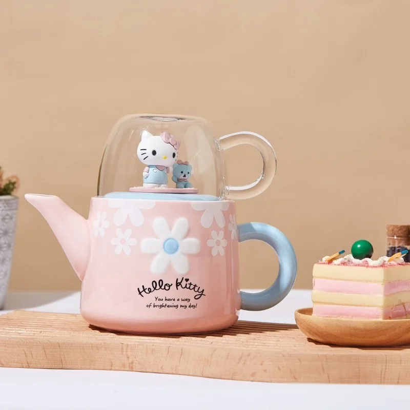 Kawaii Hello Kitty Sanrio студенты милый мультяшный керамический чайник домашний кофе молочный горшок стеклянная чашка для воды рождественские подарки для детей
Kawaii Hello Kitty Sanrio студенты милый мультяшный керамический чайник домашний кофе молочный горшок стеклянная чашка для воды рождественские подарки для детей