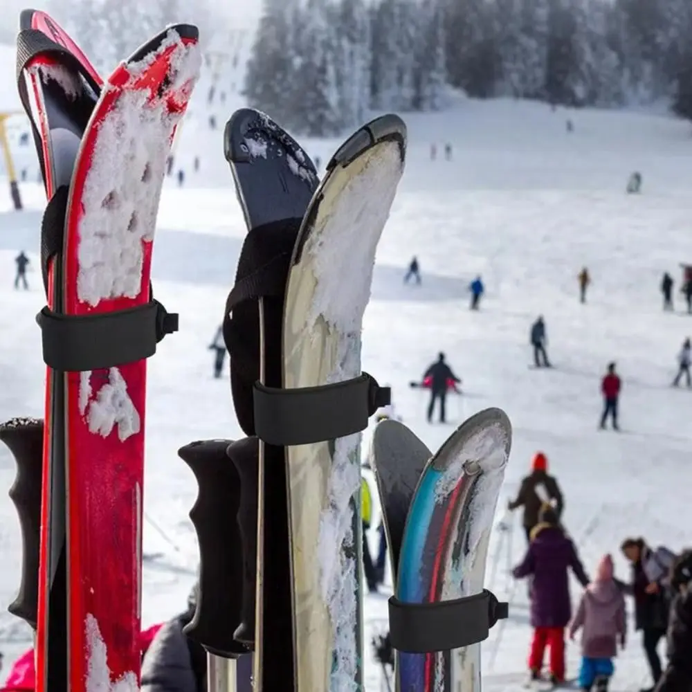 Adjustable Ski Fastener Straps Band Wrap Protective Pads Ski Wraps Ties Black Fixing Belts Snowboard Binding Straps
Adjustable Ski Fastener Straps Band Wrap Protective Pads Ski Wraps Ties Black Fixing Belts Snowboard Binding Straps