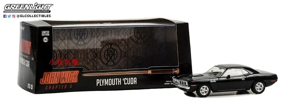 1:43 John Wick: Chapter 4 (2023)-1971 Plymouth Cuda, коллекция моделей автомобилей из сплава, подарочные украшения
1:43 John Wick: Chapter 4 (2023)-1971 Plymouth Cuda, коллекция моделей автомобилей из сплава, подарочные украшения