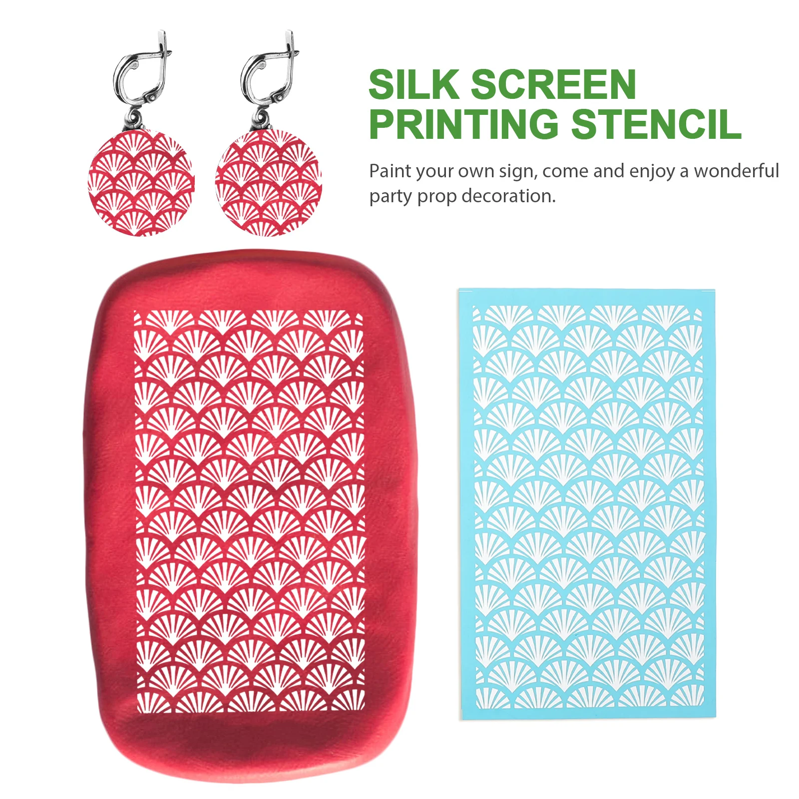 3pcs Clay Printing Stencil For Diy Craft Projects Smooth Washable Reusable Mesh Screen Template Polymer Clay Tools
3pcs Clay Printing Stencil For Diy Craft Projects Smooth Washable Reusable Mesh Screen Template Polymer Clay Tools