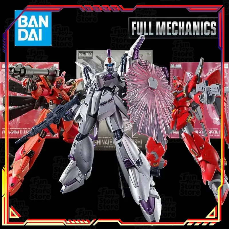 BANDAI VIGNA-GHINA 1/100 RE Model Kit Anime Action Figure Assembly Toy Official Licensed Gundam IP Building Model for Boys
BANDAI VIGNA-GHINA 1/100 RE Model Kit Anime Action Figure Assembly Toy Official Licensed Gundam IP Building Model for Boys