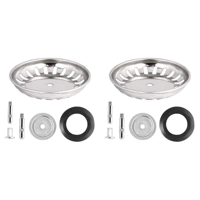 2set Kitchen Sink Strainer Stopper Drain Basket Filter for Restaurants and Homes
2set Kitchen Sink Strainer Stopper Drain Basket Filter for Restaurants and Homes