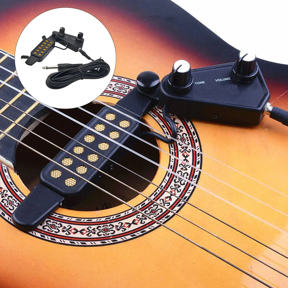 Acoustic Guitar with Pickup Electric Guitars Musical Instrument Accessory Ballad Bands Bass Amp
Acoustic Guitar with Pickup Electric Guitars Musical Instrument Accessory Ballad Bands Bass Amp