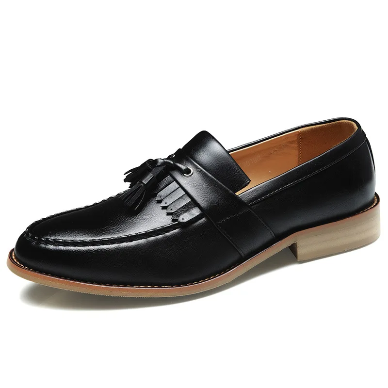 Men's Casual Business Shoes Flat Sole Penny Loafers Spring Autumn Sharp Pointed British Style Leather Shoes
Men's Casual Business Shoes Flat Sole Penny Loafers Spring Autumn Sharp Pointed British Style Leather Shoes