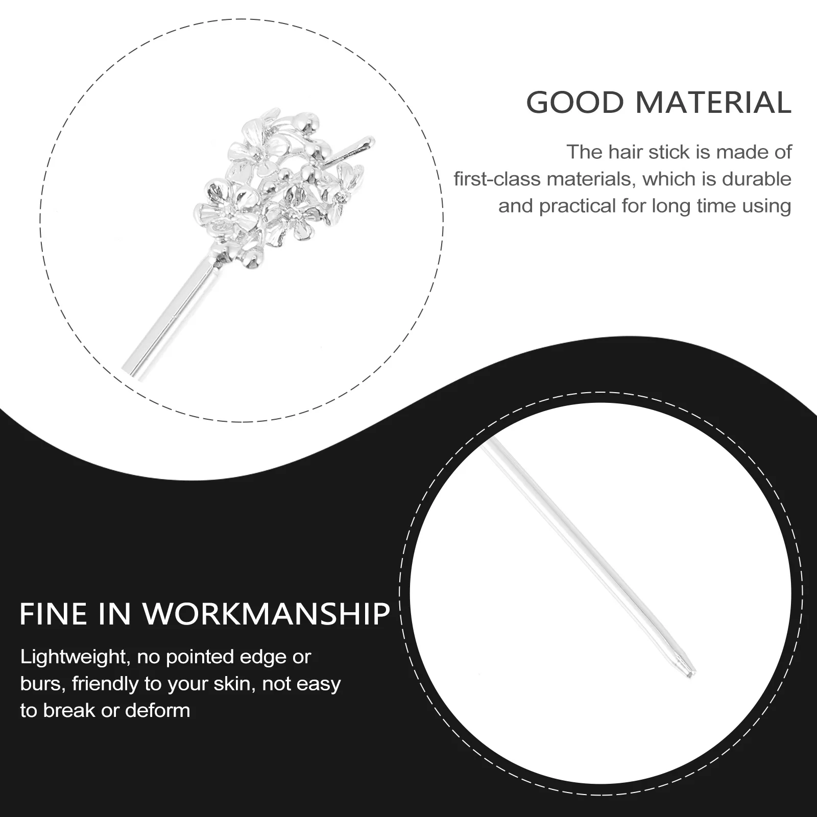 4pcs Metal Copper Stick Smooth Durable Wedding Party Cosplay Fancy Occasions Daily Use Accessories Hair Bun Stick Chopstick
4pcs Metal Copper Stick Smooth Durable Wedding Party Cosplay Fancy Occasions Daily Use Accessories Hair Bun Stick Chopstick