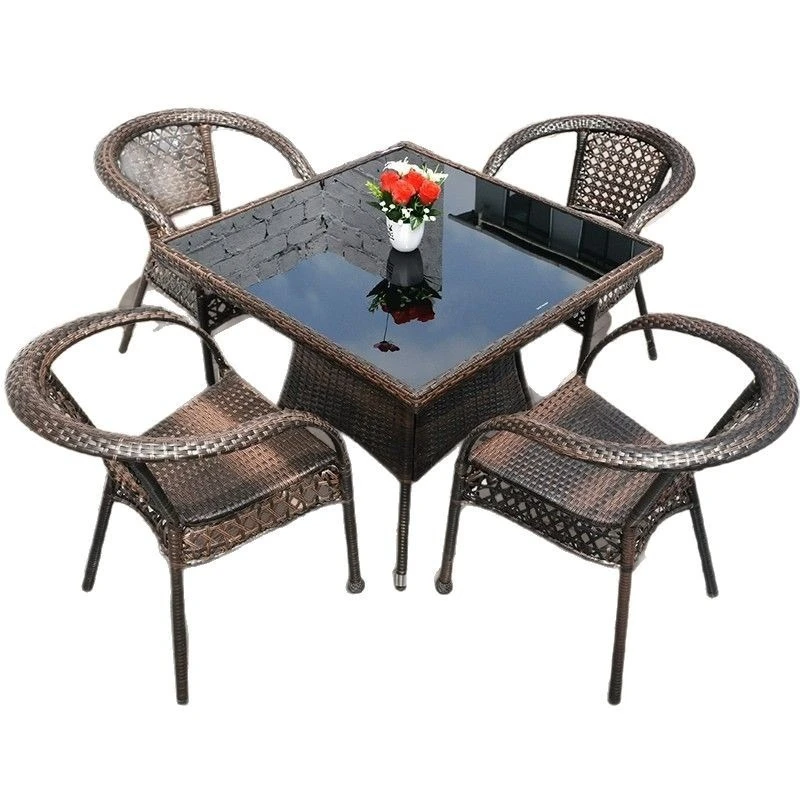 Rattan Chair Tea Table Chair Combination Outdoor Patio Garden Outdoor Leisure Balcony Chair Outdoor Table Waterproof
Rattan Chair Tea Table Chair Combination Outdoor Patio Garden Outdoor Leisure Balcony Chair Outdoor Table Waterproof