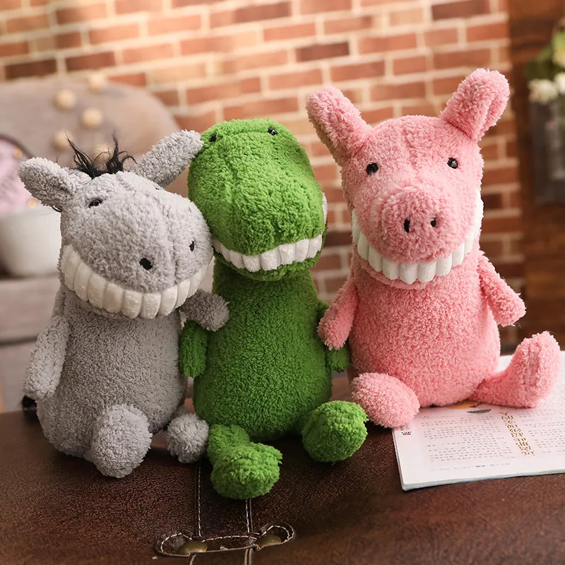 Playful Toothy-Smile Animal Plush Toy Adorable Animal Design Healing Companion with Big Teeth Top Choice for Children's Gifts
Playful Toothy-Smile Animal Plush Toy Adorable Animal Design Healing Companion with Big Teeth Top Choice for Children's Gifts