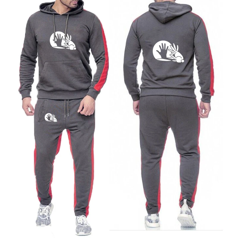 2026 Funny palm shadow Print Spring Autumn Men's New Solid Color Set Pocket Hoodies+Casual Sweatpants Personality Fashion Suit
2026 Funny palm shadow Print Spring Autumn Men's New Solid Color Set Pocket Hoodies+Casual Sweatpants Personality Fashion Suit