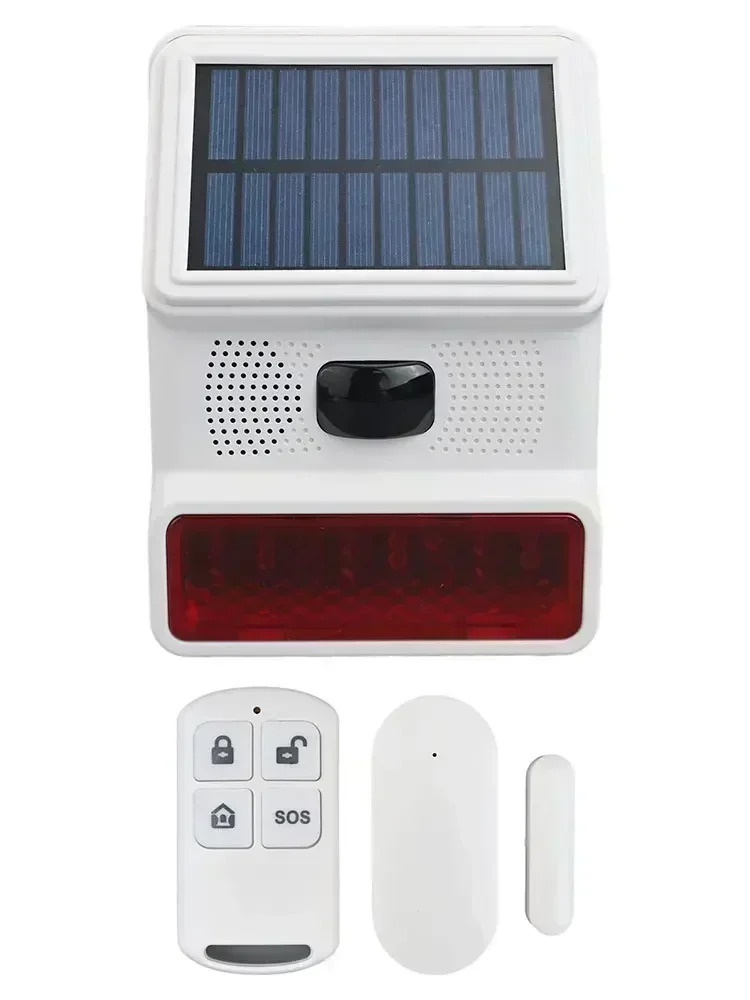 Intruder Deterrent 164*124*59mm Wireless Alarm System Waterproof Design Solar Powered Device Environmental Friendly Alarm
Intruder Deterrent 164*124*59mm Wireless Alarm System Waterproof Design Solar Powered Device Environmental Friendly Alarm