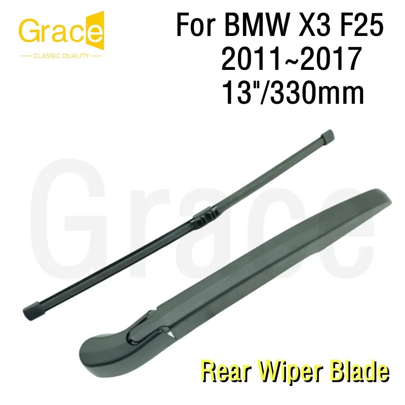 Rear Wiper Blade For BMW X3 F25 13"/330mm Car Windshield Windscreen Rubber 2017 2016 2015 2014 2013 2012 2011
Rear Wiper Blade For BMW X3 F25 13"/330mm Car Windshield Windscreen Rubber 2017 2016 2015 2014 2013 2012 2011