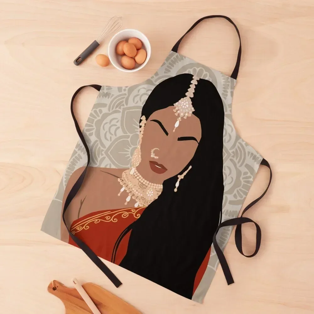 Beautiful Indian Woman Apron Women's Kitchen nail tech supplies Smock for hairdressing Kitchen Apras Man Apron
Beautiful Indian Woman Apron Women's Kitchen nail tech supplies Smock for hairdressing Kitchen Apras Man Apron