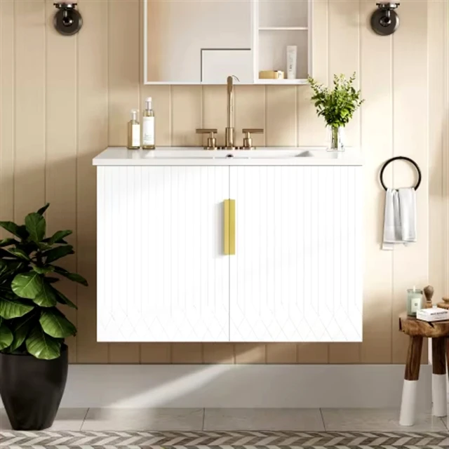 Bathroom Storage Vanity Cabinet with Ceramic Sink, 3 Holes Single Hole, 2 Soft Closing Doors
Bathroom Storage Vanity Cabinet with Ceramic Sink, 3 Holes Single Hole, 2 Soft Closing Doors
