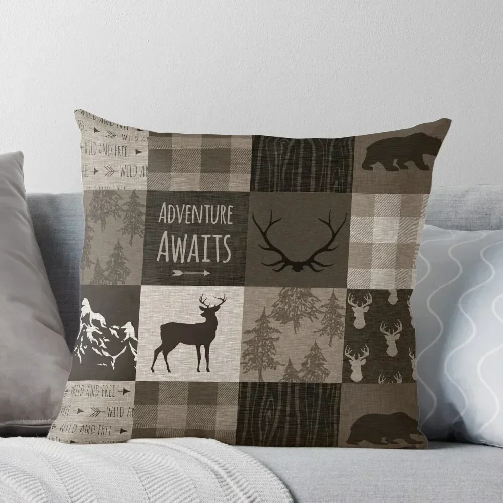 Adventure Patchwork - Brown/Beige Throw Pillow Christmas Pillow Cases luxury home accessories pillow
Adventure Patchwork - Brown/Beige Throw Pillow Christmas Pillow Cases luxury home accessories pillow