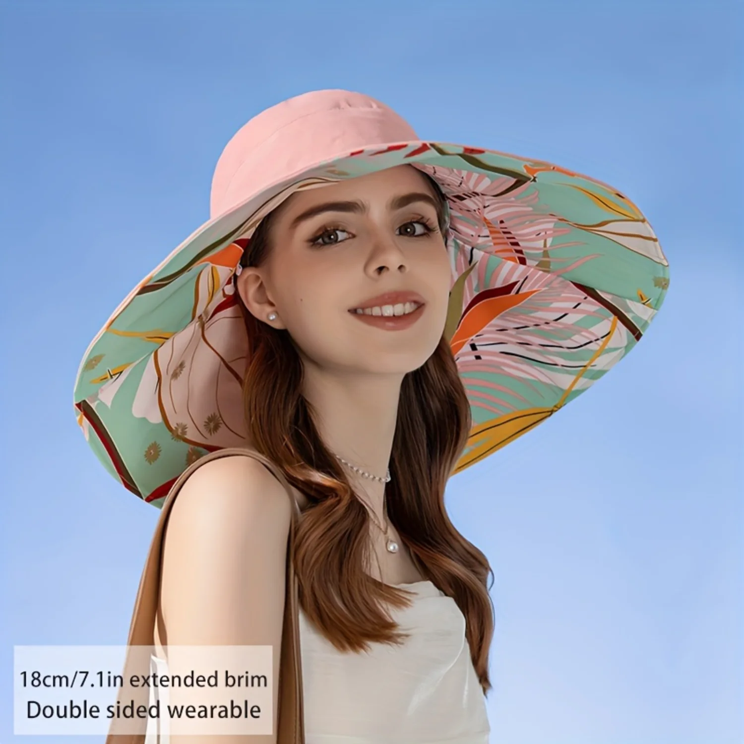 Fashion-Forward Reversible Bucket Hat - Vintage Multicolor Prints, Wide Brim Sun Protection - Lightweight & Versatile for Womens
Fashion-Forward Reversible Bucket Hat - Vintage Multicolor Prints, Wide Brim Sun Protection - Lightweight & Versatile for Womens