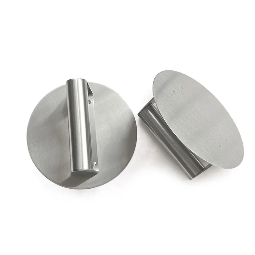 2pcs Stainless Steel Burger Press Manual Hamburger Patty Maker Tool For Griddle Non-Stick Meat Smasher Rivet Handle Durable
2pcs Stainless Steel Burger Press Manual Hamburger Patty Maker Tool For Griddle Non-Stick Meat Smasher Rivet Handle Durable