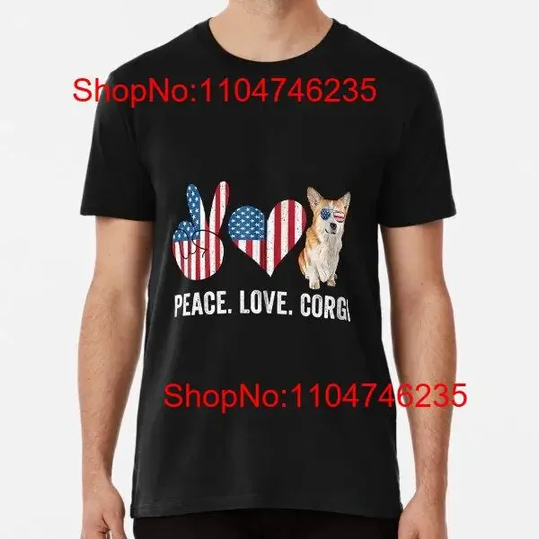 Peace Love Corgi American Flag Dog Lover Great Idea Premium T Shirt S 5XL vintage Washed Versatile Unisex fashion Breathable
Peace Love Corgi American Flag Dog Lover Great Idea Premium T Shirt S 5XL vintage Washed Versatile Unisex fashion Breathable