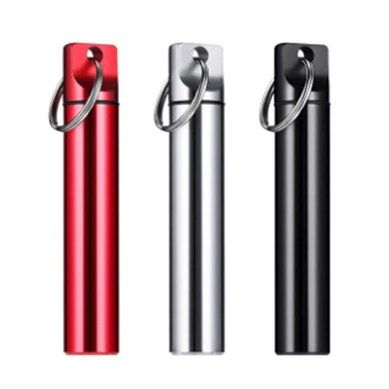U2JC Elegant Aluminum Toothpick Storage Box With 2 Color Waterproof Camping Pills Case
U2JC Elegant Aluminum Toothpick Storage Box With 2 Color Waterproof Camping Pills Case