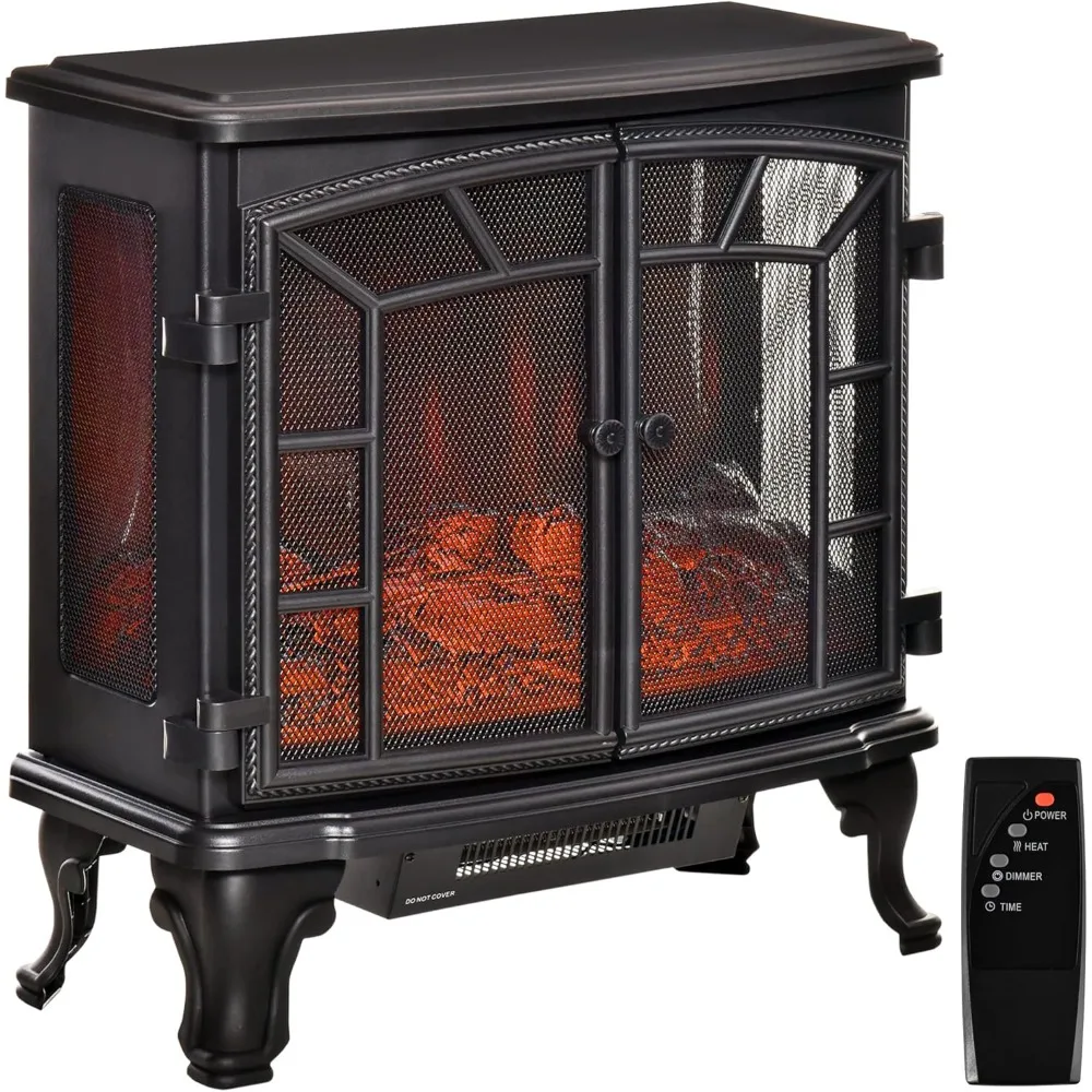 27 Electric Fireplace Heater, Fireplace Stove with Realistic LED Flames and Logs, Remote Control and Overheating Protection
27 Electric Fireplace Heater, Fireplace Stove with Realistic LED Flames and Logs, Remote Control and Overheating Protection