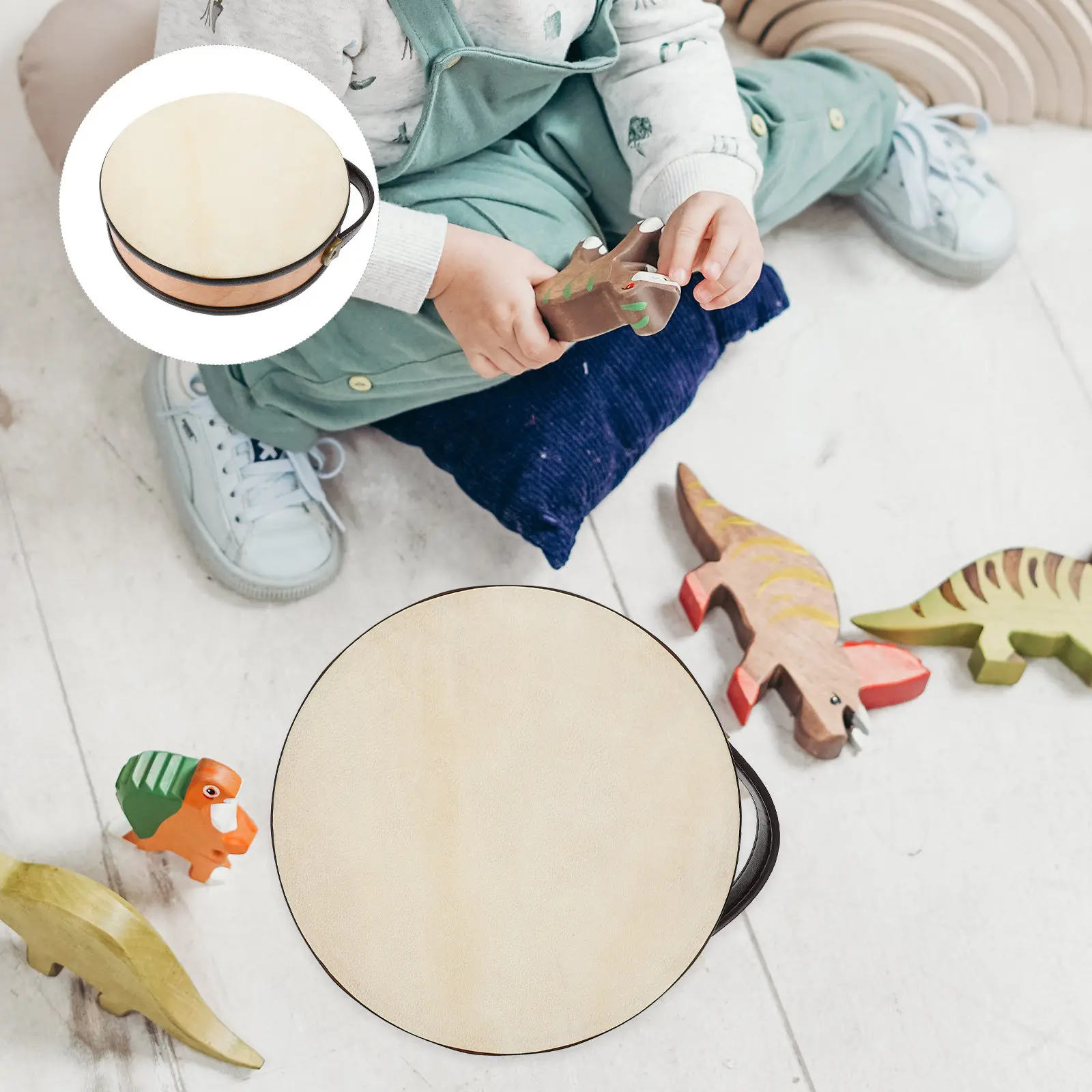Double Size Hand Drum Tambourine for Kids Educational Musical Instrument Stimulates Hearing Coordination Parent Child
Double Size Hand Drum Tambourine for Kids Educational Musical Instrument Stimulates Hearing Coordination Parent Child