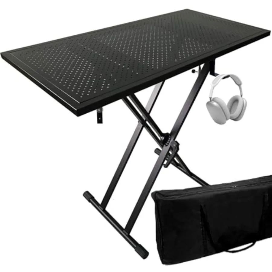 Portable DJ Table Stand 35 x 17.3 for Piano Laptops Controllers Midi Keyboards Audio Mixers Mixer Pioneer DJ Controller Equipme
Portable DJ Table Stand 35 x 17.3 for Piano Laptops Controllers Midi Keyboards Audio Mixers Mixer Pioneer DJ Controller Equipme