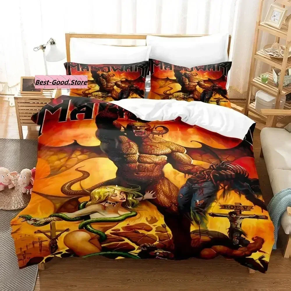 Manowar Bedding Set Single Twin Full Queen King Size Bed Set Aldult Kid Bedroom Duvetcover Sets 3D Print Hip Hop 2022
Manowar Bedding Set Single Twin Full Queen King Size Bed Set Aldult Kid Bedroom Duvetcover Sets 3D Print Hip Hop 2022