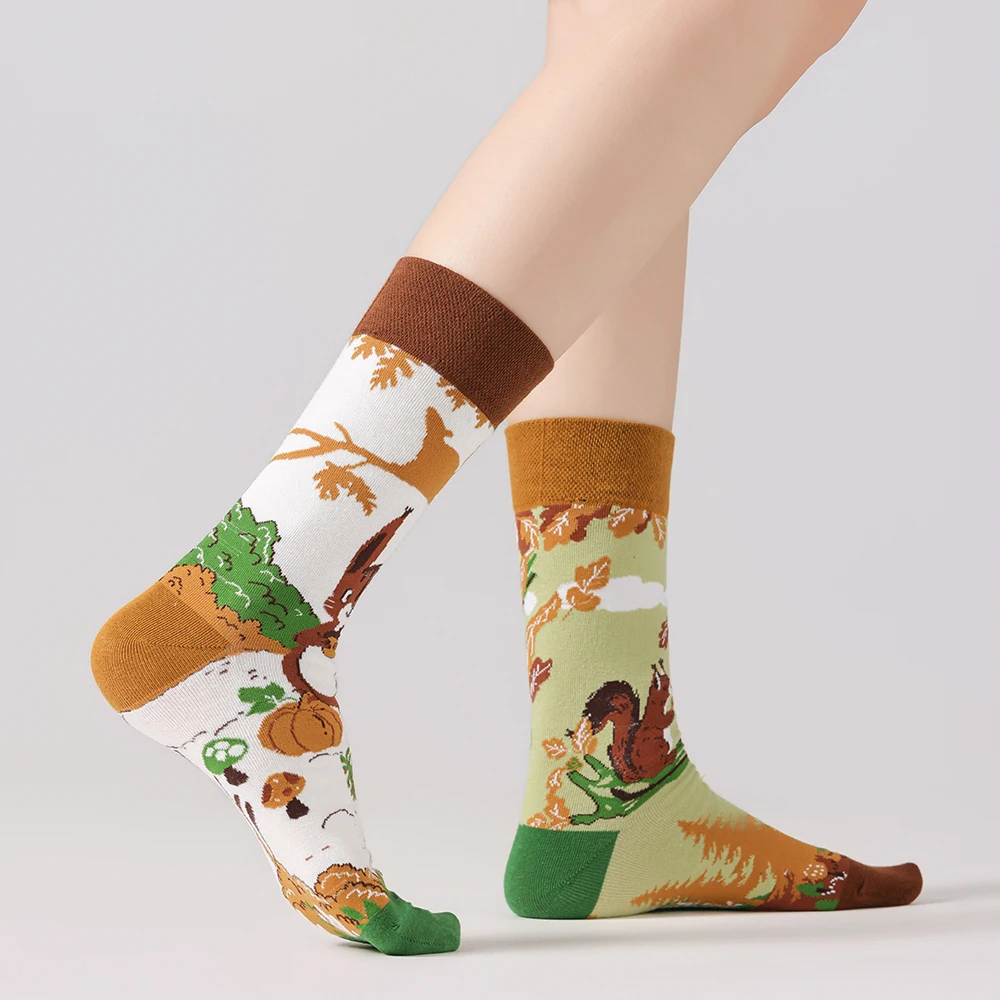 1 pair Healing Capybara Cartoon Mid-Calf Socks, Cute Animal Print Trendy Socks, Fresh Color-Block Versatile Socks
1 pair Healing Capybara Cartoon Mid-Calf Socks, Cute Animal Print Trendy Socks, Fresh Color-Block Versatile Socks