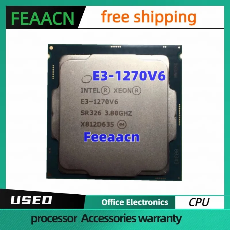 Processador Intel-Xeon E3-1270V6 CPU, 3.80GHz, Quad-Core, 8MB, E3-1270, V6, LGA1151, 14nm, 72W, E3 1270V6, frete grátis
Processador Intel-Xeon E3-1270V6 CPU, 3.80GHz, Quad-Core, 8MB, E3-1270, V6, LGA1151, 14nm, 72W, E3 1270V6, frete grátis