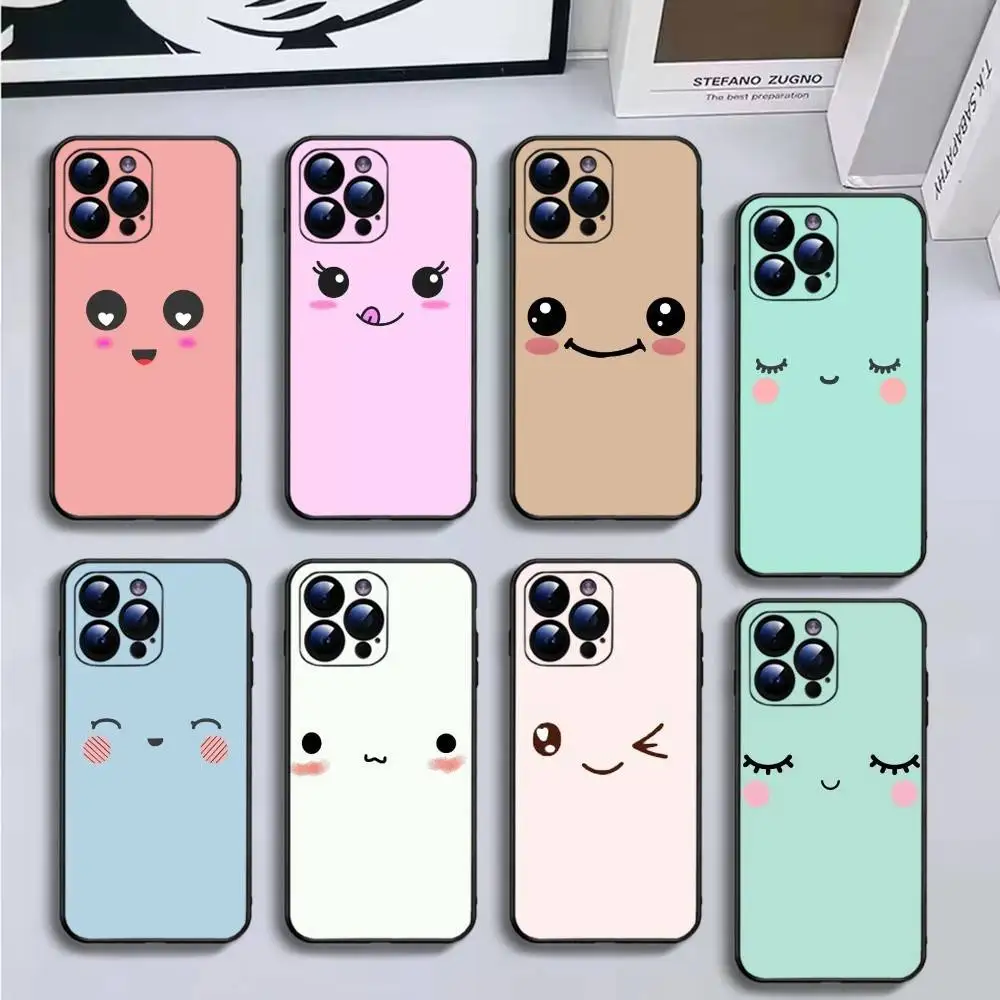 Cute Emoji Phone Case For iPhone16,15,14,13,12,11 Plus,Pro Max,XS,X,XR,SE,Mini,8,7,Soft Black Cover
Cute Emoji Phone Case For iPhone16,15,14,13,12,11 Plus,Pro Max,XS,X,XR,SE,Mini,8,7,Soft Black Cover