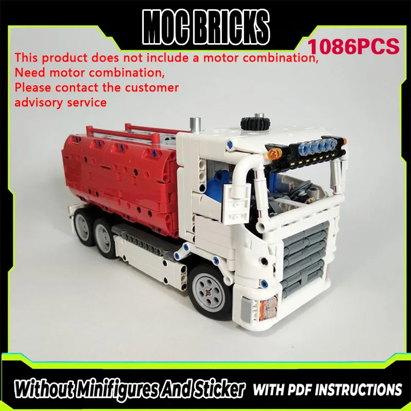 Конструктор City Car Model MOC: Тяжелый грузовик для перевозки топлива, модульная технология, подарки, праздничный набор для сборки, детские игрушки
Конструктор City Car Model MOC: Тяжелый грузовик для перевозки топлива, модульная технология, подарки, праздничный набор для сборки, детские игрушки