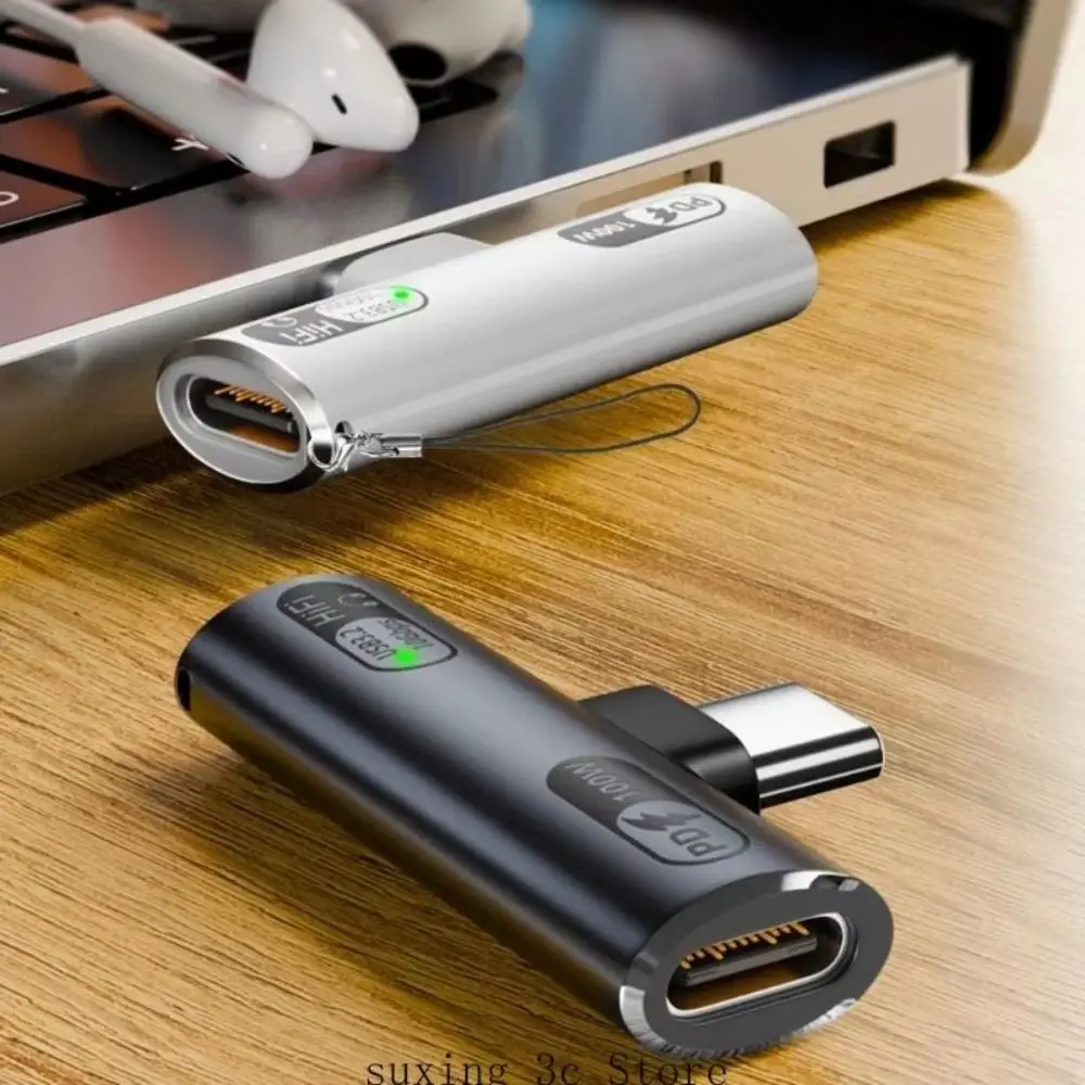 2 in 1 USB Type C Adapter PD 100W Right Angle USB OTG Adapter Multifunctional Portable for Phone/Computers/Laptop/U Disk
2 in 1 USB Type C Adapter PD 100W Right Angle USB OTG Adapter Multifunctional Portable for Phone/Computers/Laptop/U Disk