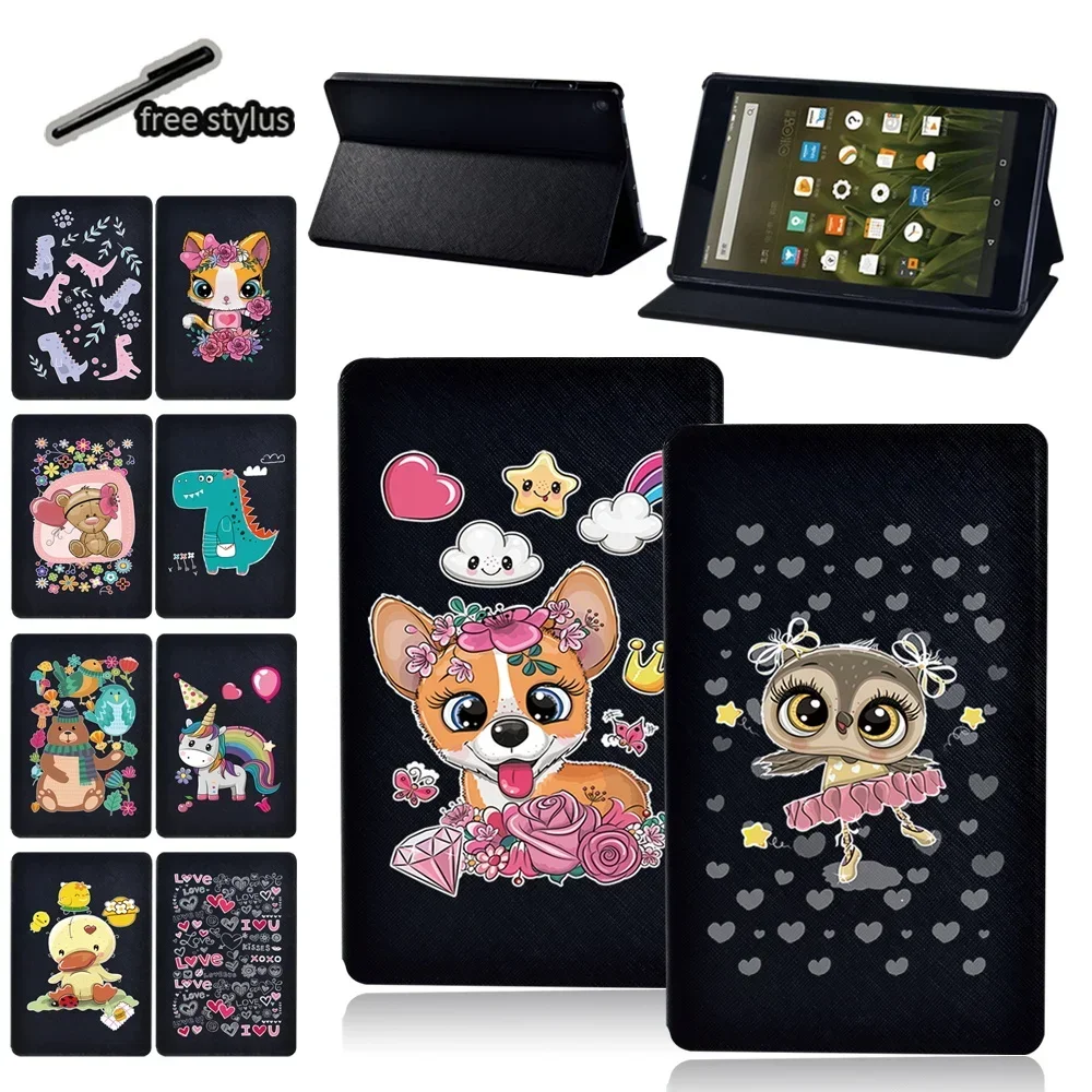 Tablet Case For Fire 7 (5th/7th/9th)/HD 8(6th/7th/8th/10th) /HD 10(11th/7th/9th/5th)/HD 8 plus/HD 10 plus PU Leather Stand Cover
Tablet Case For Fire 7 (5th/7th/9th)/HD 8(6th/7th/8th/10th) /HD 10(11th/7th/9th/5th)/HD 8 plus/HD 10 plus PU Leather Stand Cover