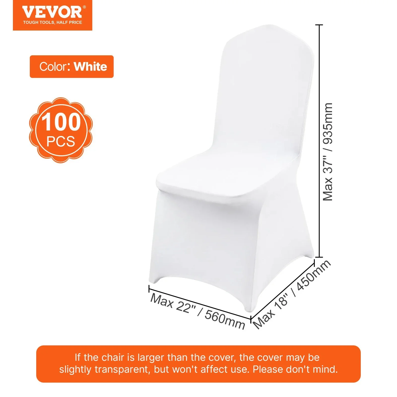 Bulk Buy White Spandex Chair Covers - 50 or 100pcs Stretchy Folding Chair Wraps for Weddings & Parties
Bulk Buy White Spandex Chair Covers - 50 or 100pcs Stretchy Folding Chair Wraps for Weddings & Parties