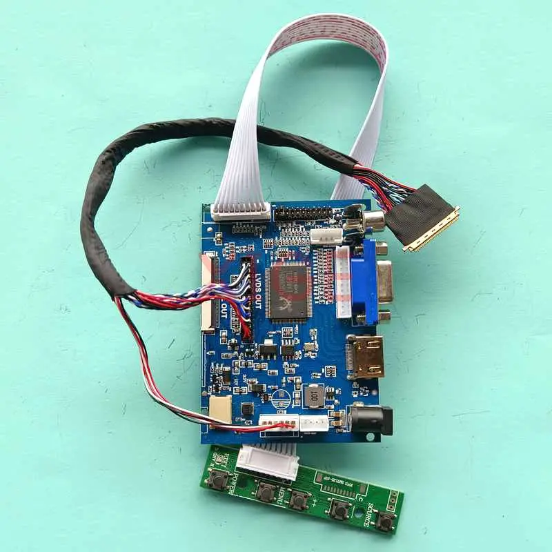 Плата драйвера контроллера для Φ/200 DIY Kit 1366x768 AV VGA HDMI-Совместимость 15,6 "LVDS 40 контактов Φ
Плата драйвера контроллера для Φ/200 DIY Kit 1366x768 AV VGA HDMI-Совместимость 15,6 "LVDS 40 контактов Φ
