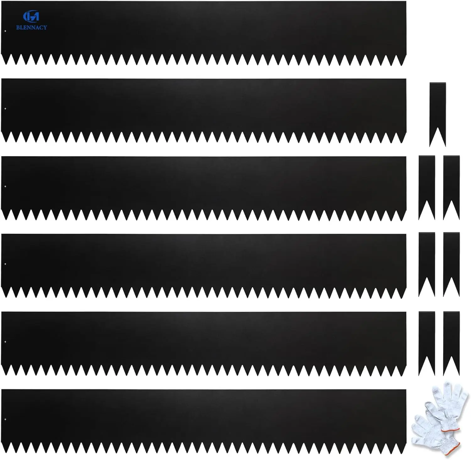 Galvanized Bendable Metal Garden Edging, 6 Pack 40" L x 6" H, Includes Gloves and Clips for Easy Installation
Galvanized Bendable Metal Garden Edging, 6 Pack 40" L x 6" H, Includes Gloves and Clips for Easy Installation