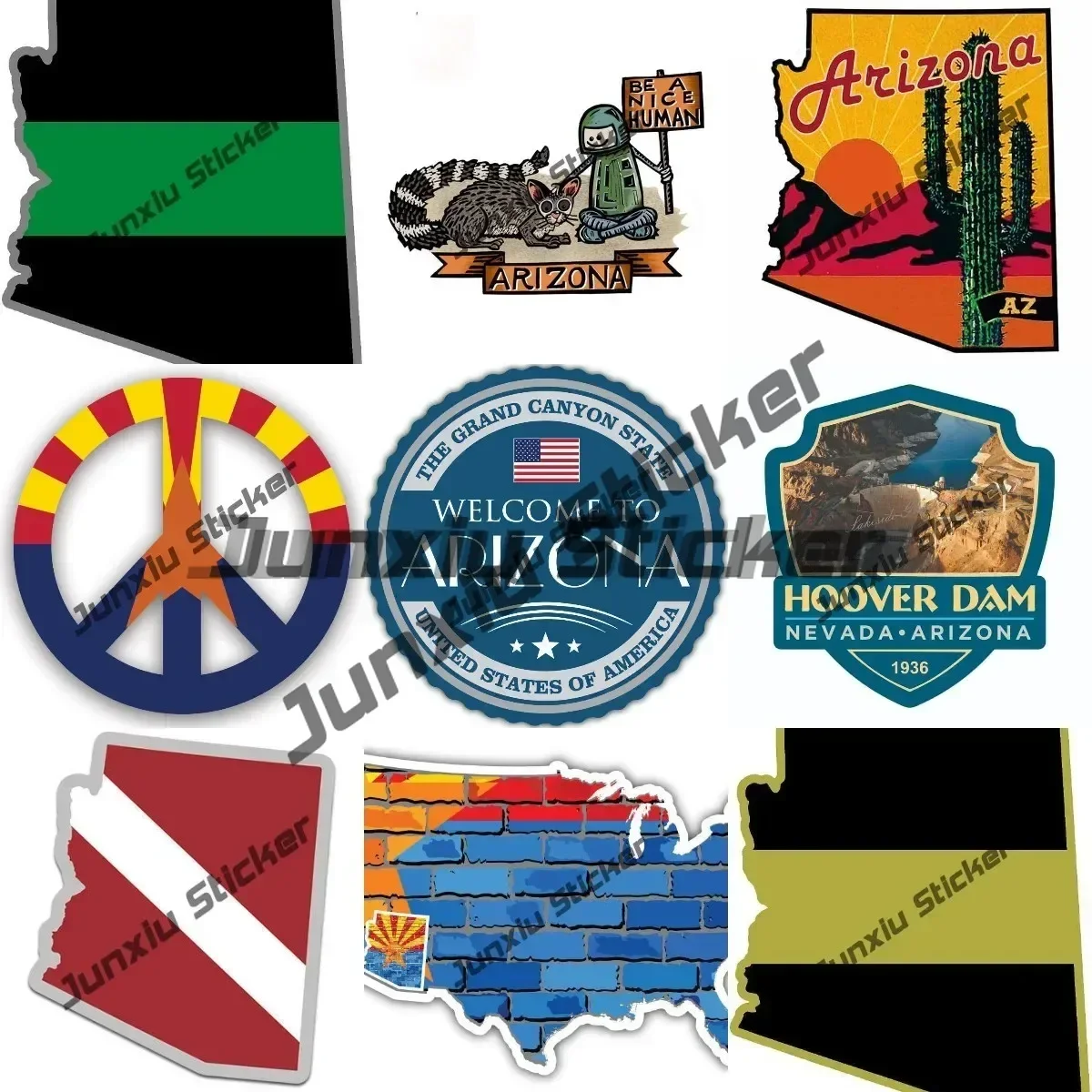 Arizona Home Decal USA State Nature Emblem Flag Map Firefighter Cross Sticker Accessories Decor Glue Sticker for Car SUV Laptop
Arizona Home Decal USA State Nature Emblem Flag Map Firefighter Cross Sticker Accessories Decor Glue Sticker for Car SUV Laptop
