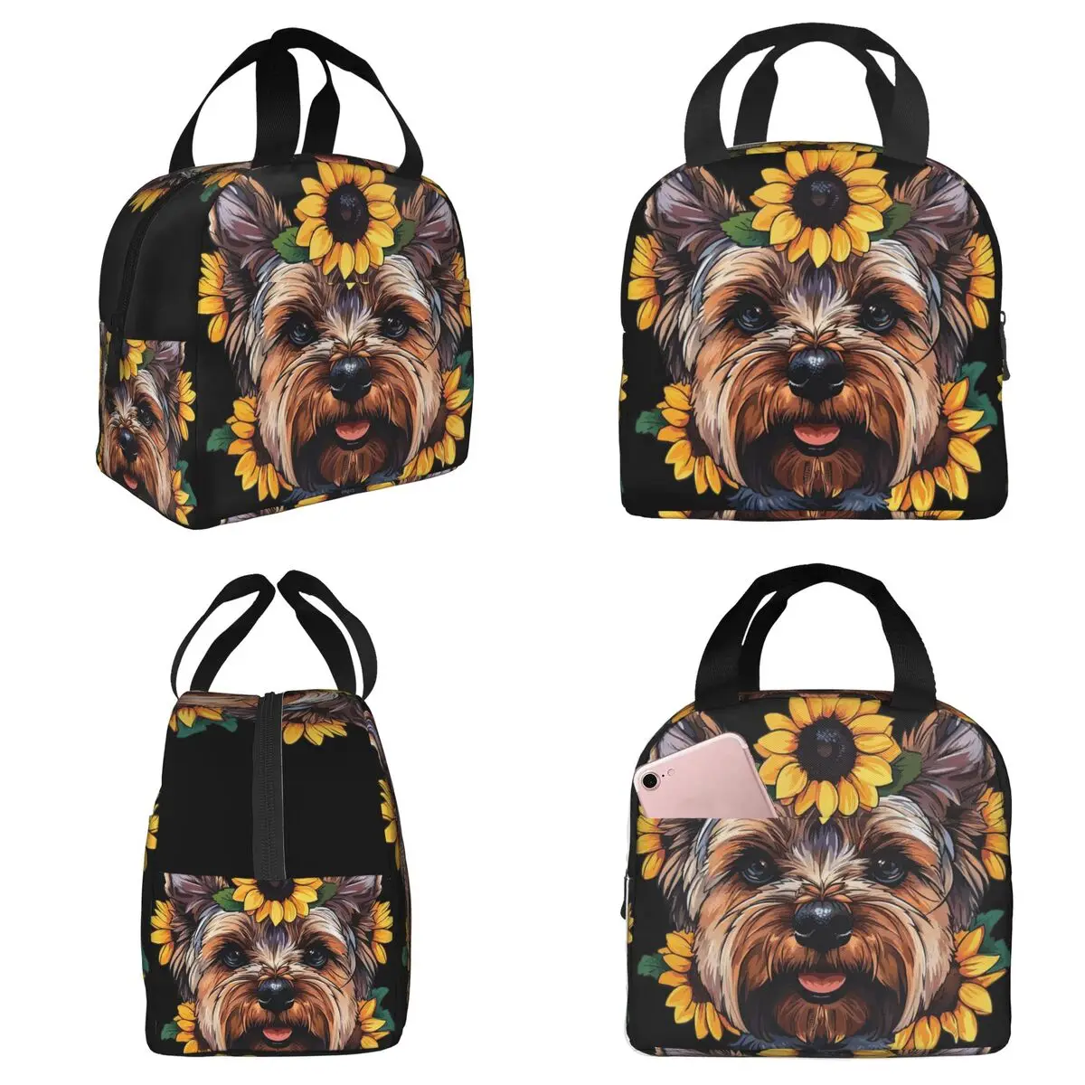 Yorkshire Terrier Yorkie Surround With Flower Insulated Lunch Bag Cooler Thermal Food Box Tote Portable Lunch Boxes Container
Yorkshire Terrier Yorkie Surround With Flower Insulated Lunch Bag Cooler Thermal Food Box Tote Portable Lunch Boxes Container