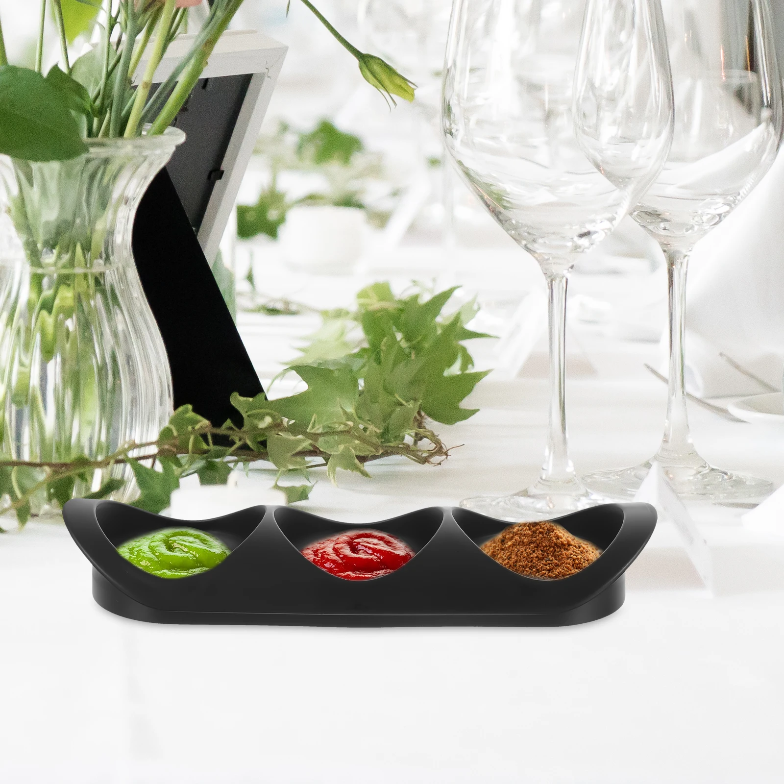2pcs Seasoning Bottle Tray PP Material Multipurpose Dip Dishes Sauce Vinegar Oil Containers Family Restaurant Decor
2pcs Seasoning Bottle Tray PP Material Multipurpose Dip Dishes Sauce Vinegar Oil Containers Family Restaurant Decor