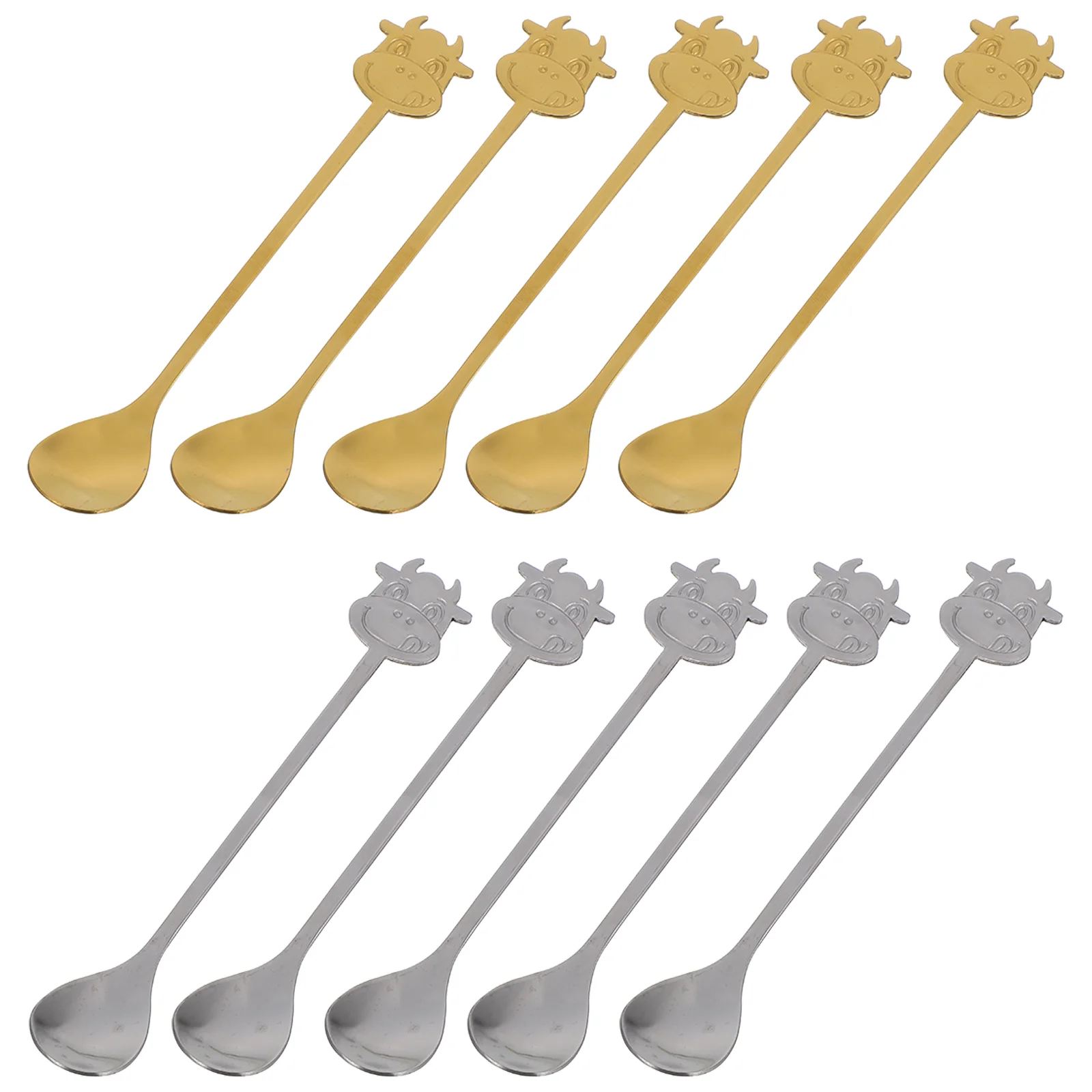 10 Pcs Coffee Cartoon Scoop Spoon Tablespoon Stirring Spoons Stainless Steel Baby
10 Pcs Coffee Cartoon Scoop Spoon Tablespoon Stirring Spoons Stainless Steel Baby