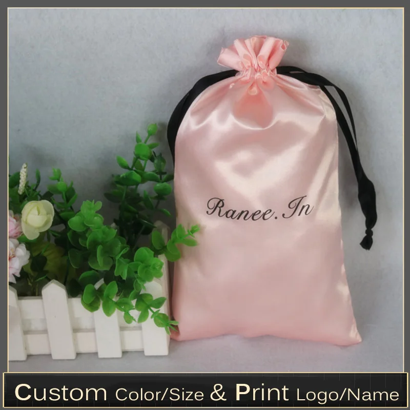 20X30CM Pink Silk Satin Hair Extensions Packaging Bag Beauty Case Makeup Shoes Wedding Party Gift Storage Drawstring Custom Logo
20X30CM Pink Silk Satin Hair Extensions Packaging Bag Beauty Case Makeup Shoes Wedding Party Gift Storage Drawstring Custom Logo
