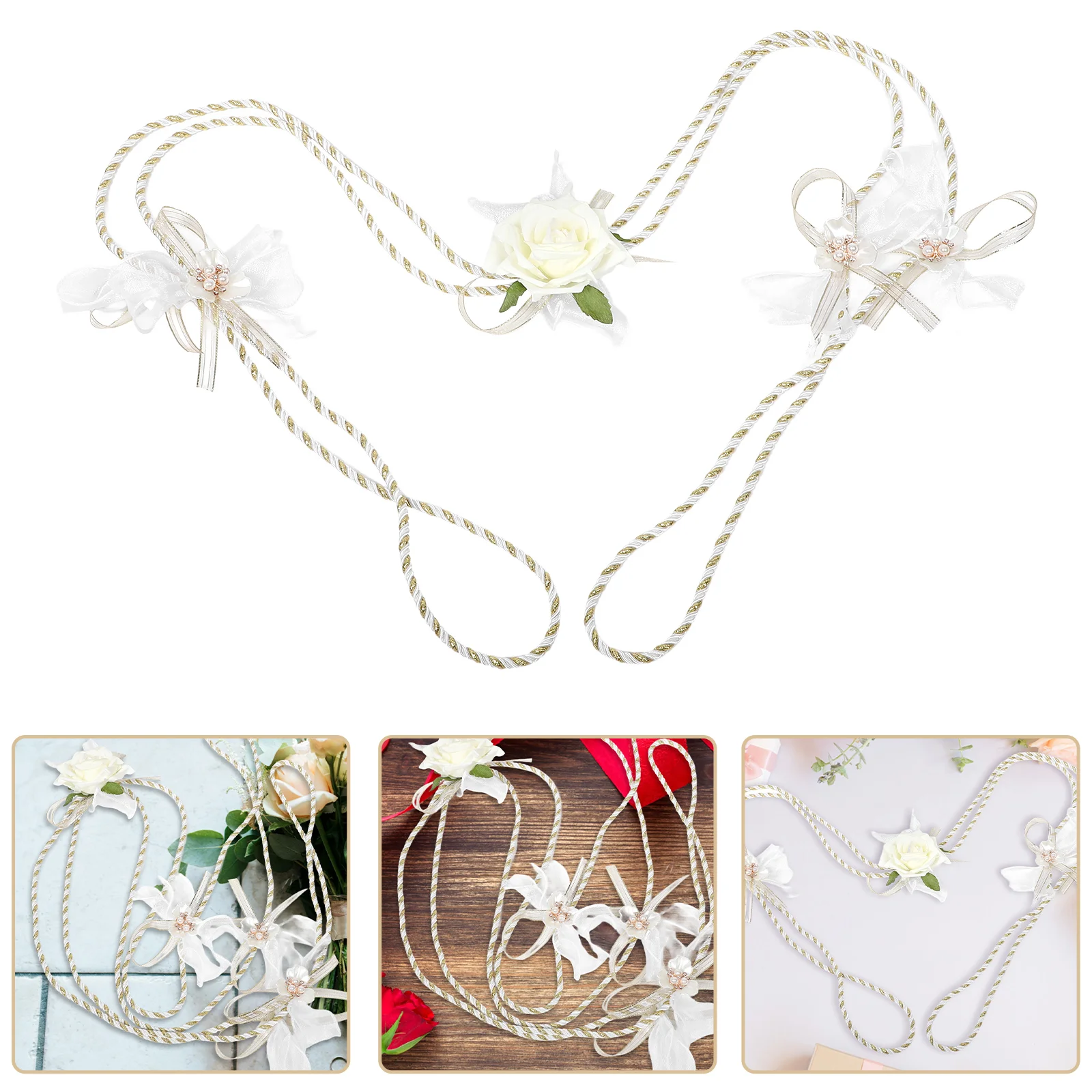 1Pc Wedding Ceremony Lasso Rope Traditional Rose Cord Elegant Fabric Versatile Settings Catholic Wedding Cord Unity Symbol
1Pc Wedding Ceremony Lasso Rope Traditional Rose Cord Elegant Fabric Versatile Settings Catholic Wedding Cord Unity Symbol