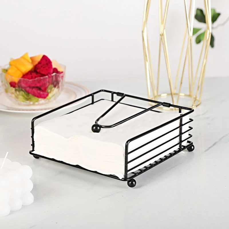 Metal Napkin Holder Square Flat Tissue Organizer Desktop Paper Dispenser Napkin Rack for Restaurants Cocktail Cookouts Bar Decor
Metal Napkin Holder Square Flat Tissue Organizer Desktop Paper Dispenser Napkin Rack for Restaurants Cocktail Cookouts Bar Decor