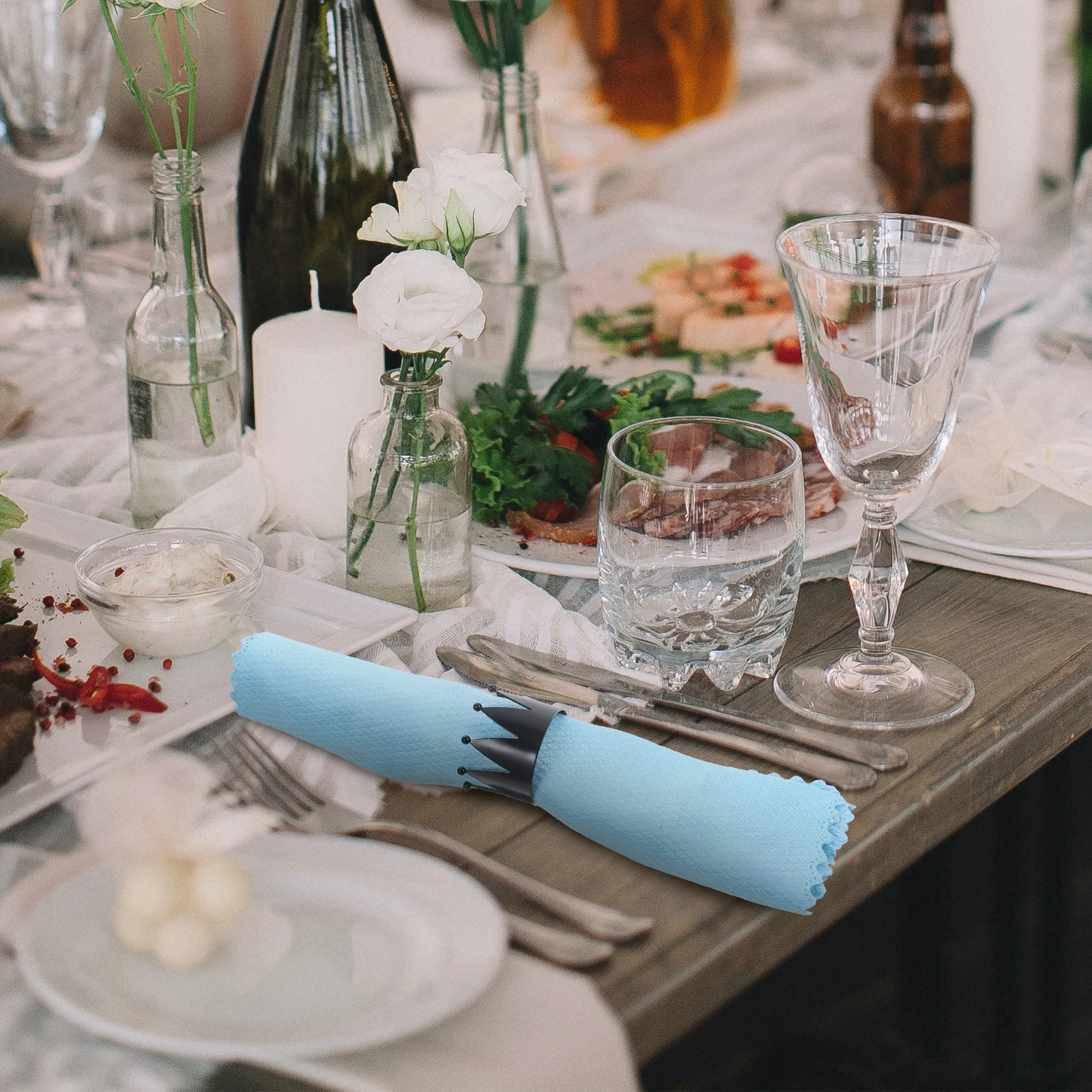 4Pcs Black Crown Napkin Rings Metal Alloy Dining Holders Table Decor Valentine Party Wedding Serviette Ring Tableware Accessory
4Pcs Black Crown Napkin Rings Metal Alloy Dining Holders Table Decor Valentine Party Wedding Serviette Ring Tableware Accessory