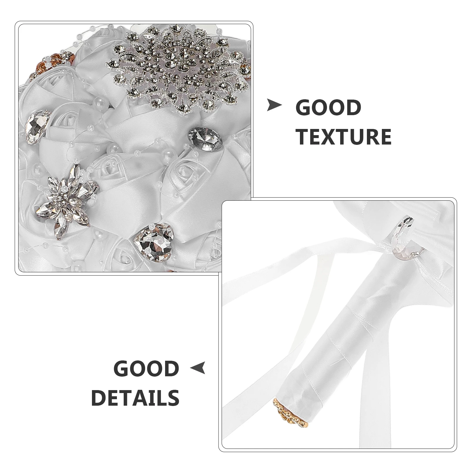 1pc Premium Bridal Bouquet Wedding Artificial Flowers Elegant Bride Rose White Blue Rhinestone Accented For Wedding Home Office
1pc Premium Bridal Bouquet Wedding Artificial Flowers Elegant Bride Rose White Blue Rhinestone Accented For Wedding Home Office