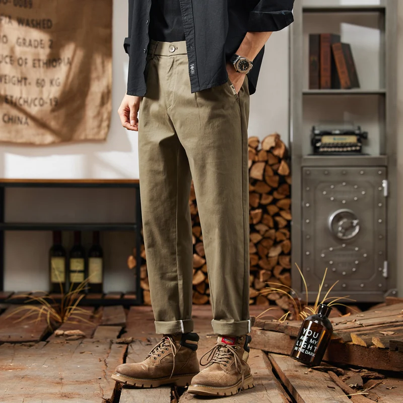 HIQOR Brand New Man Classic Work Stretch Cargo Pants Men Cotton Male Slim Grey Khaki Korea Spring Baggy Casual Trousers for Men
HIQOR Brand New Man Classic Work Stretch Cargo Pants Men Cotton Male Slim Grey Khaki Korea Spring Baggy Casual Trousers for Men