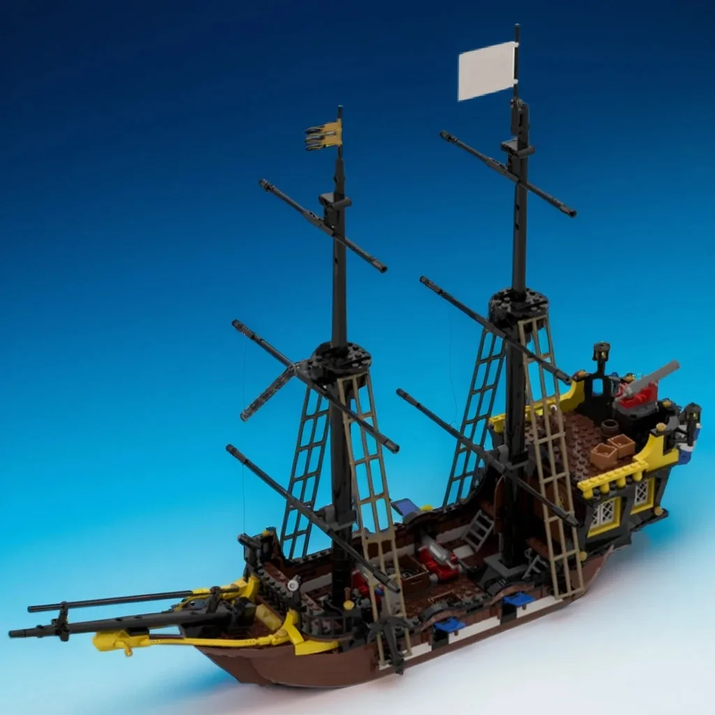735pcs MOC Caribean Clipper Rebuild Imperial Flagship Pirates Ship Adventure Model Building Blocks Construction Kit DIY Toy Gift
735pcs MOC Caribean Clipper Rebuild Imperial Flagship Pirates Ship Adventure Model Building Blocks Construction Kit DIY Toy Gift
