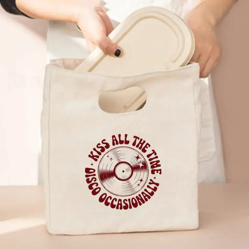 Kiss All The Time. Disco Occasionally Portable Lunch Handbags Thermal Insulated Food Picnic Storage Bags Album Merch Tour Gift
Kiss All The Time. Disco Occasionally Portable Lunch Handbags Thermal Insulated Food Picnic Storage Bags Album Merch Tour Gift