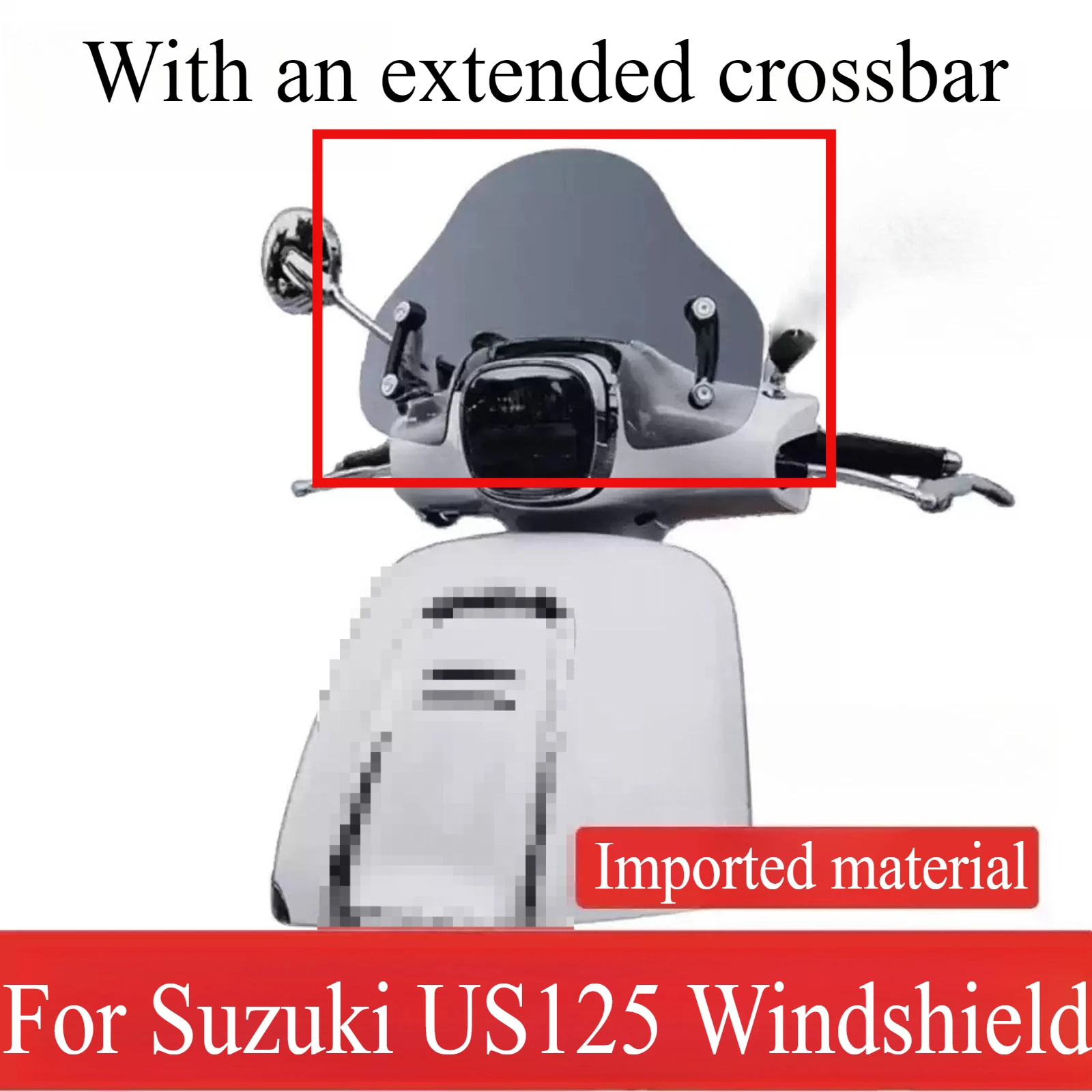 For Suzuki US125 Motorcycle Modified Windshield Wind Deflector Heightened Windshield Durable Front Glass Accessories Parts
For Suzuki US125 Motorcycle Modified Windshield Wind Deflector Heightened Windshield Durable Front Glass Accessories Parts