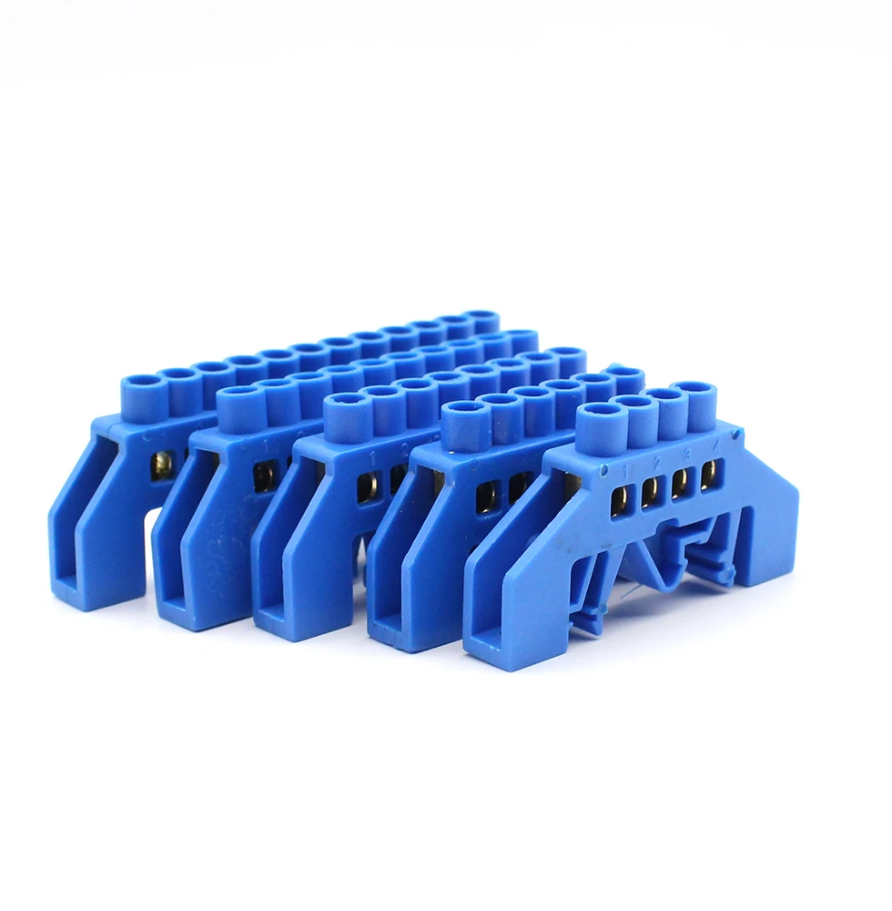 Zero line grounding bar 6 X9 bridge type guide rail distribution box Zero line grounding bar 6X9 parallel wiring terminal ground
Zero line grounding bar 6 X9 bridge type guide rail distribution box Zero line grounding bar 6X9 parallel wiring terminal ground