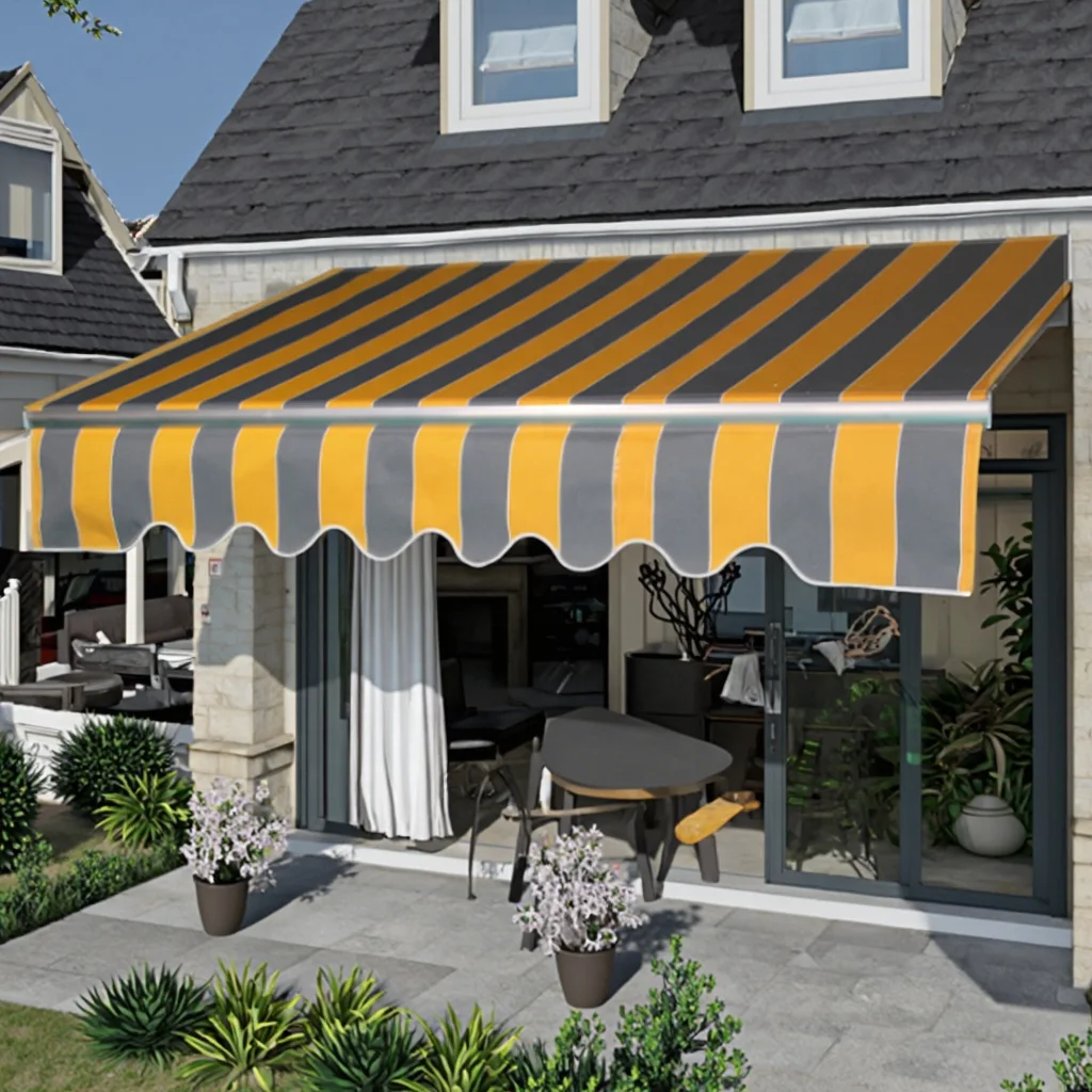 Outdoor Cafe Courtyard Garden Aluminum Electric Telescopic Sunshade Rainproof Heat-Insulating PC-Coated Polyester For Patio
Outdoor Cafe Courtyard Garden Aluminum Electric Telescopic Sunshade Rainproof Heat-Insulating PC-Coated Polyester For Patio
