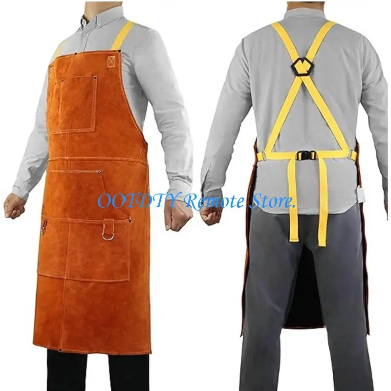 Apron Welding Smock Heat Protective Resistant With Adjustable Belt For Fabrication And Forging
Apron Welding Smock Heat Protective Resistant With Adjustable Belt For Fabrication And Forging